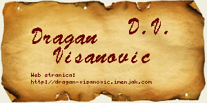 Dragan Višanović vizit kartica